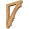 Ekena Millwork Balboa Arts & Crafts Rough Sawn Bracket, Western Red Cedar, 4"W x 32"D x 40"H BKT04X32X40BOA03RWR - alternate 1